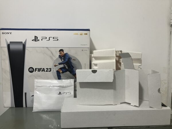 Apenas Caixa PS5 Playstation 5 com luva fifa 23 original SEM CONSOLE