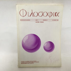 Revista de filosofia ano V número 5	PUC PR