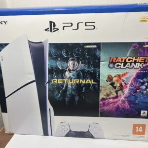 Apenas Caixa PS5 Playstation 5 com luva Returnal Ratchet original SEM CONSOLE